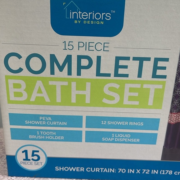 NEW 15 Piece Complete Bath Set - Picture 6 of 9